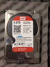 Western Digital WD Red Pro 4TB SATA NAS hard disk drive HDD WD4001FFSX-68JNUN0