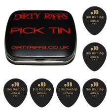 6 x Dunlop Celluloid Teardrop