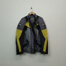 Dainise Motorcycle Jacket Size 52 Gore Tex Armored Gore Tex Yellow & Grey 