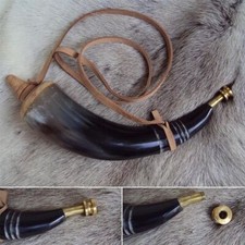 Powder Horn With Brass Screw