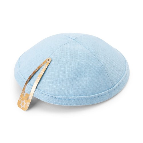 New elegant linen sky blue - linen, 16