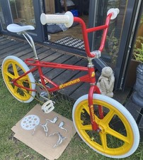Original 80s Old School Bmx Kuwahara Magician Vintage 87 Twin Tube Freestyler 