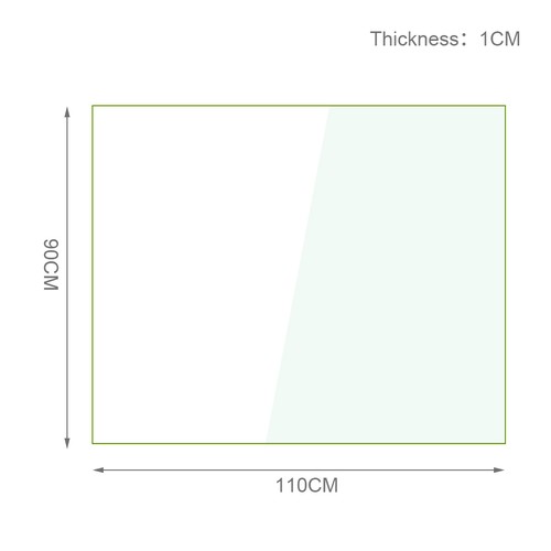 Clear toughened glass - toughened,