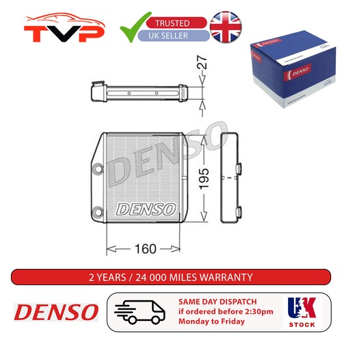 Denso heat exchanger for - heat,