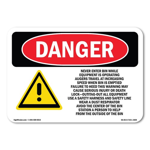 Grain bin silo safety - bin,