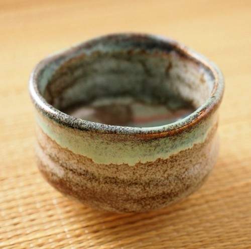 Mino ware pottery tea cup - ware,