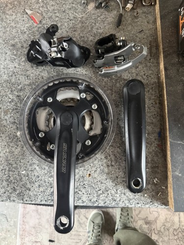 Suntour 170mm crankset with - sr,