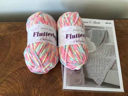 Flutterby chunky blanket - chunky,