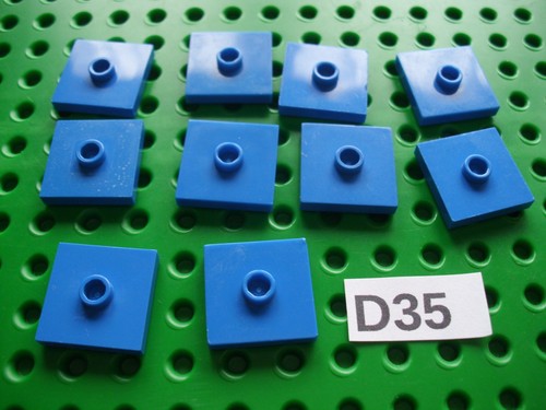 Lego genuine blue 2x2 - blue,