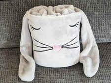 Debenhams grey rabbit blanket