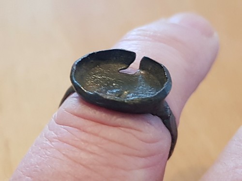 Lovely roman silver ring - vr,