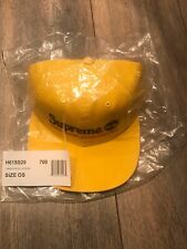 Brand New Supreme SS20 Timberland Yellow 6 Panel Cap