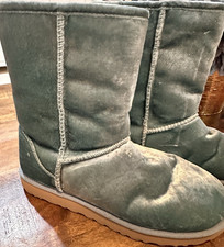 UGG Turquoise Suede Shearling