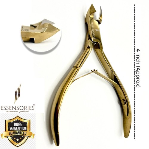 Gold cuticle nipper - gold,