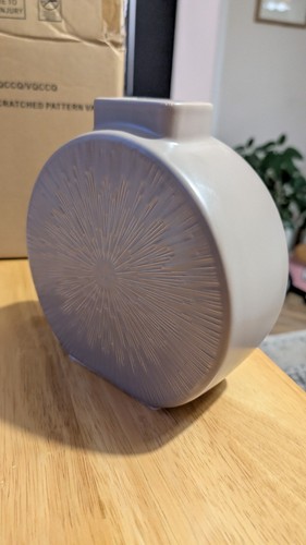 Round ceramic scratched - round,