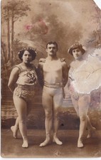 RPPC - Circus acrobats - Very