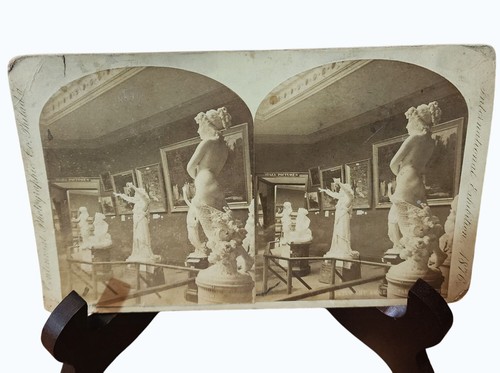 Antique 1876 cabinet card - card, art
