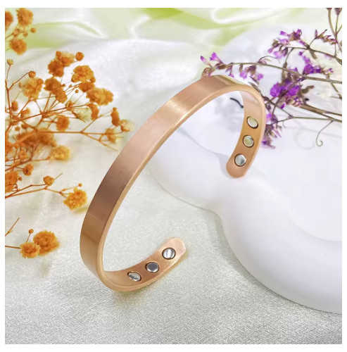 Men copper magnetic bracelet - men's,