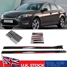 78.7" Side Skirt Extension Rocker Splitter Lip For Ford Mondeo MK4 2007-2014 MO