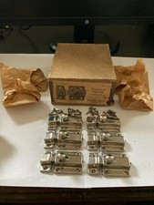 6 NOS CHROME NICKEL PLATED