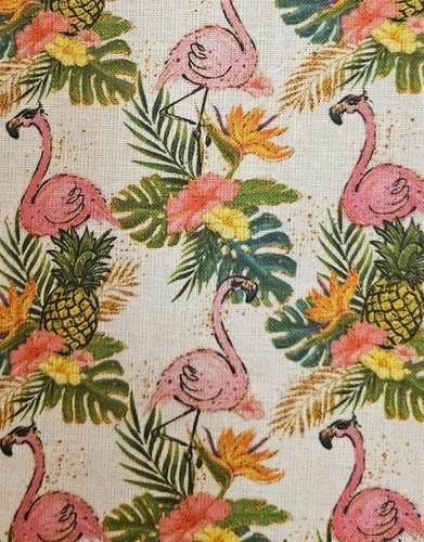Flamingo fabric pink - flamingo,
