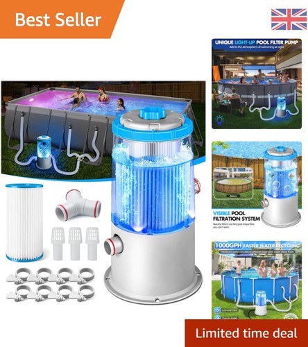 Light above ground pool - light-up,