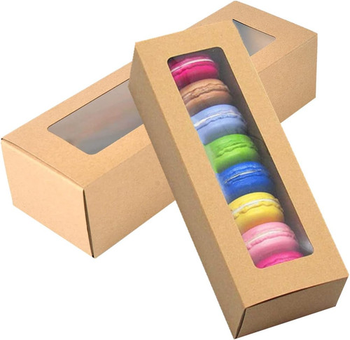 Pack kraft macaron boxes - pack,