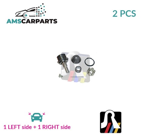 Suspension ball joint pair - ball,