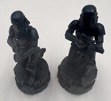 2-Star Wars Saga Edition Chess Set Stormtrooper Black Mini Statue Game Piece ‘05