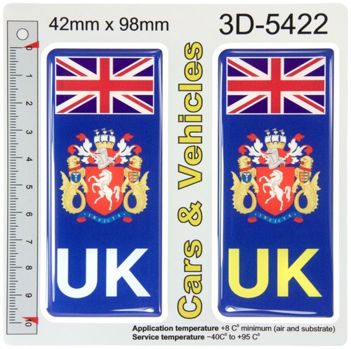 Flag kent county number - 2x,
