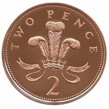 Royal Mint PROOF 2p Two Pence