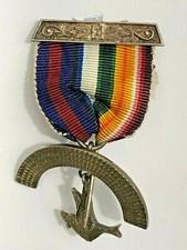 Royal Ark Mariners breast jewel White metal1960's 