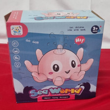 Jiosdo Bath Toys, Octopus Sensory Light Up Water Spray Sprinkler