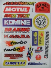 New 19 Sticker Kit Universal Motocycle Decals Graphics GSF CBF CBR ZXR GSXR YZF 