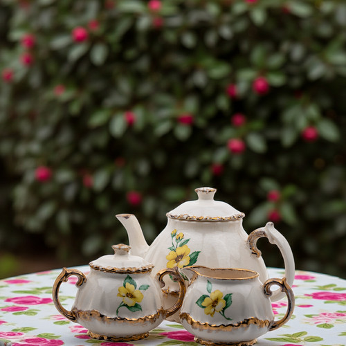 Porcelain tea set belle - tea,