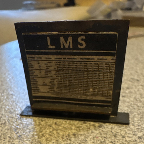 Lms railwayana hardware - lms, metal