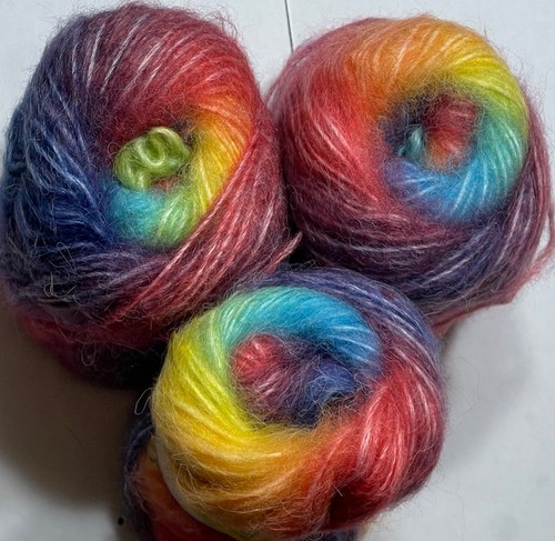 Gradient mohair look - look, luxury