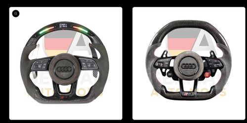 Custom audi steering wheel - custom,