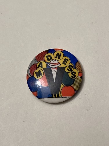 Madness vintage 1970s pin - vintage,