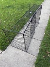 Large Adjustable Fireguard In Black Made By Peak Home care