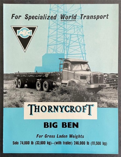 Aec thornycroft big ben - big, truck