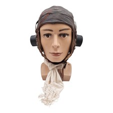 WW2 RAF 1st pattern C-type flying helmet - sz3