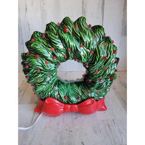Vintage ceramic light xmas - vintage, up