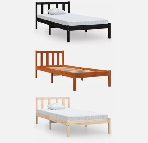 2ft6 small single wooden - small, bed