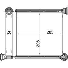 Mahle Heater for VW Golf TDi BlueMotion CRKB 1.6 January 2014 to December 2017