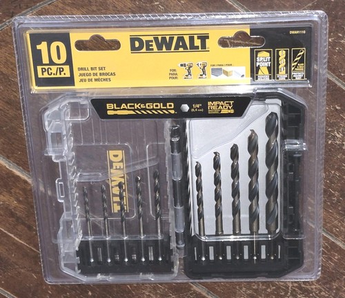 Dewalt 10pc drill bit set - dewalt,