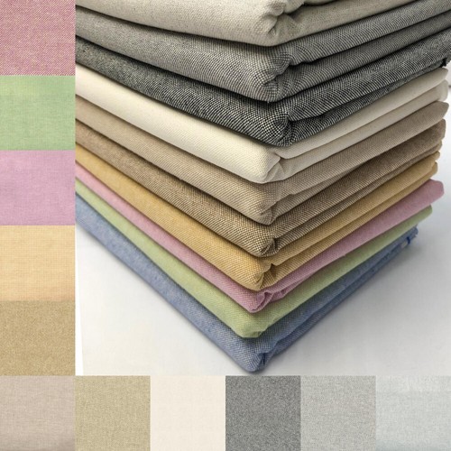 Cotton rich linen - look, fabric