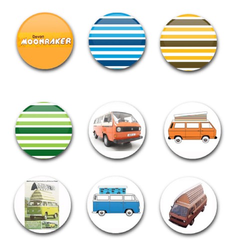 25mm button badges x9 - 25mm,
