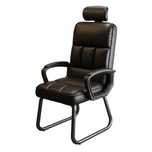 High back lounge chair soft - back, pu