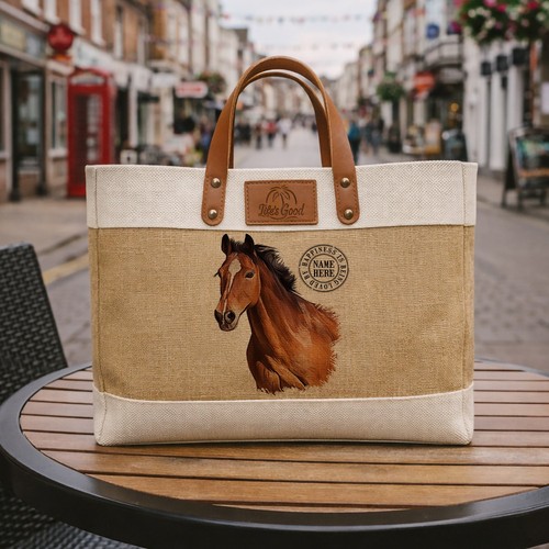 Horse tote bag large pony - bag,